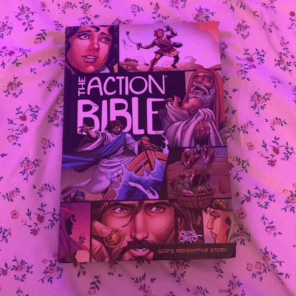the action bible, brand new, in comic book form